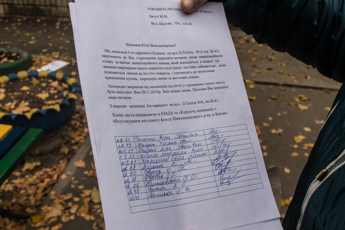 Жильцы неоднократно обращались в коммунальные службы