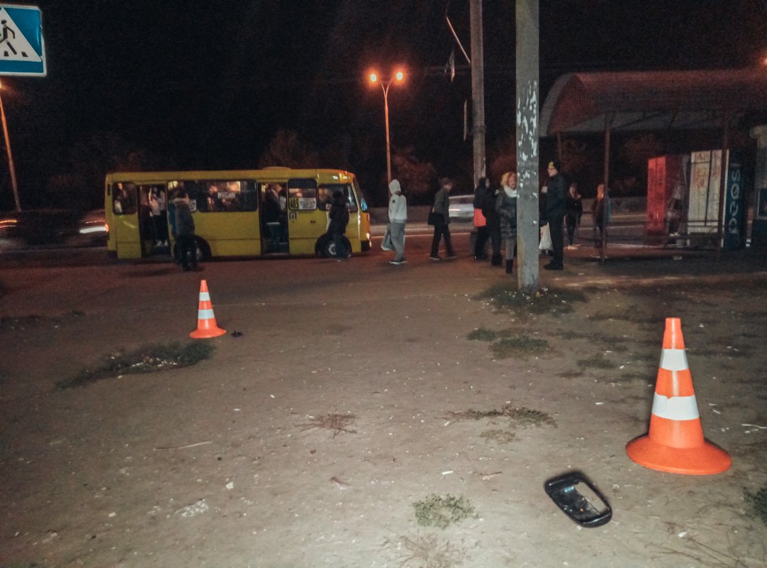 Водитель скрылся с места преступления в сторону Троещины