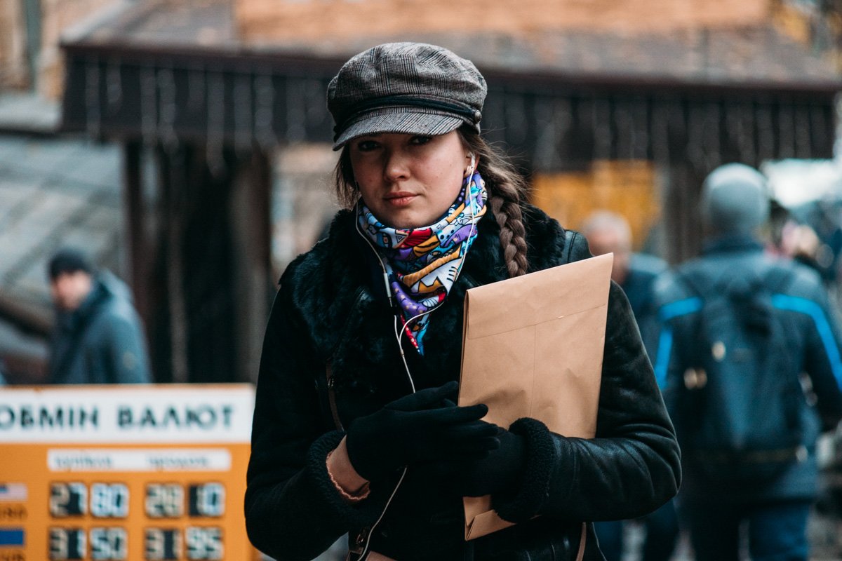 В холодную погоду только важные дела заставляют выйти из дома 
