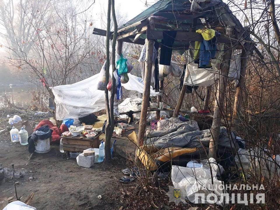 Место, где обитал бездомный