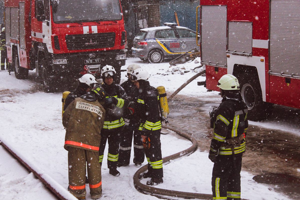 В среду, 14 ноября, на Куреневке в Киеве произошел пожар