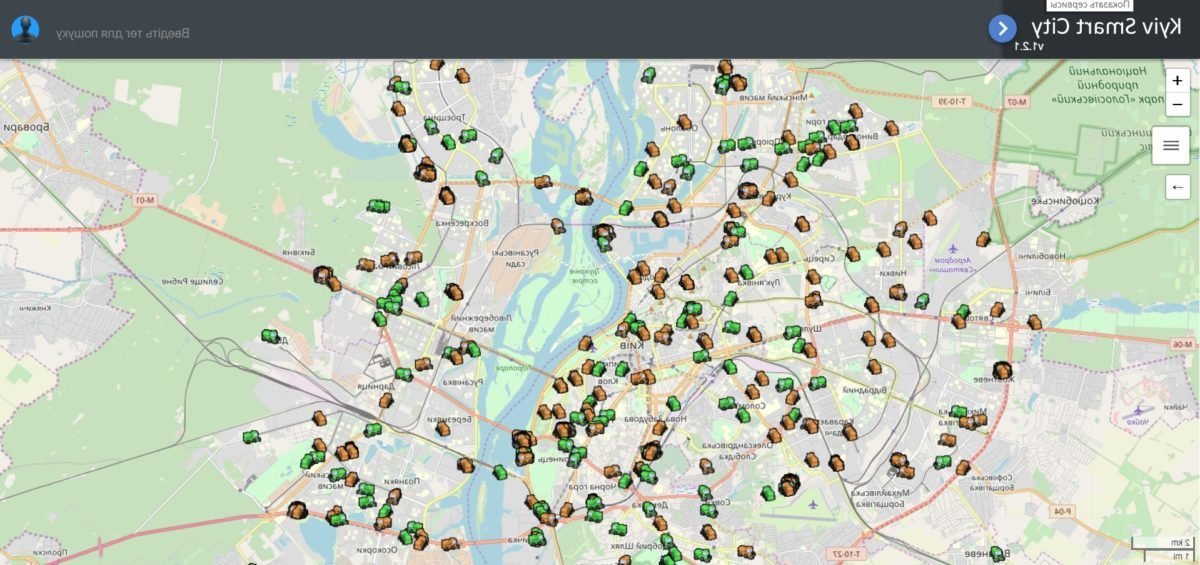 Вот так выглядит работа коммунальных служб на карте города