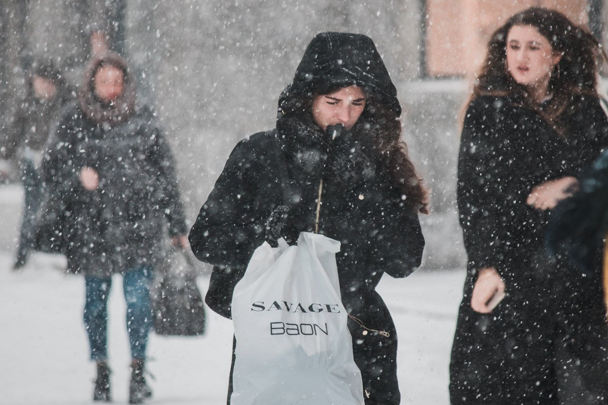 Первый снег шопингу не помеха! Первый снег шопингу не помеха!