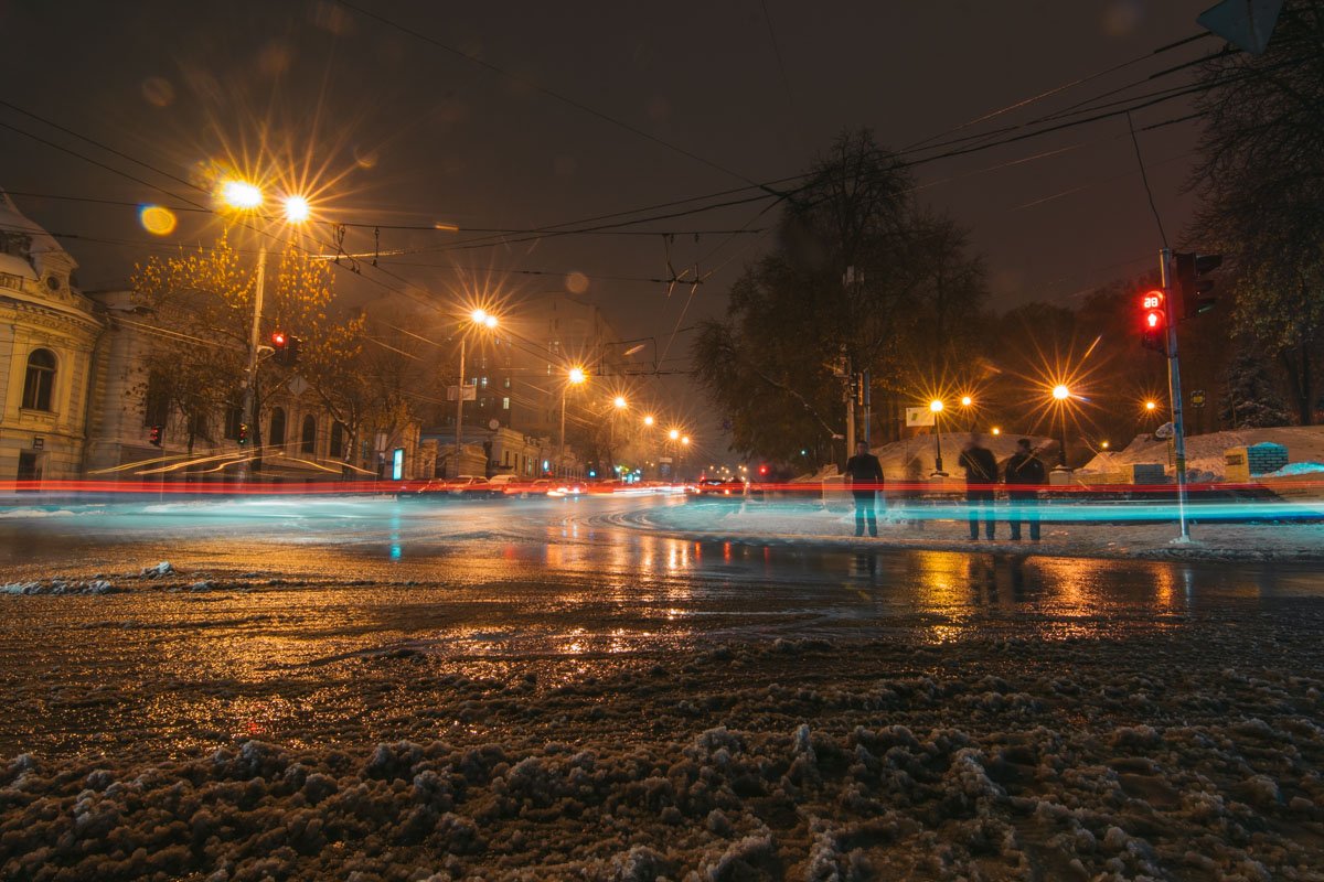 А на дорогах виды не такие уж и сказочные