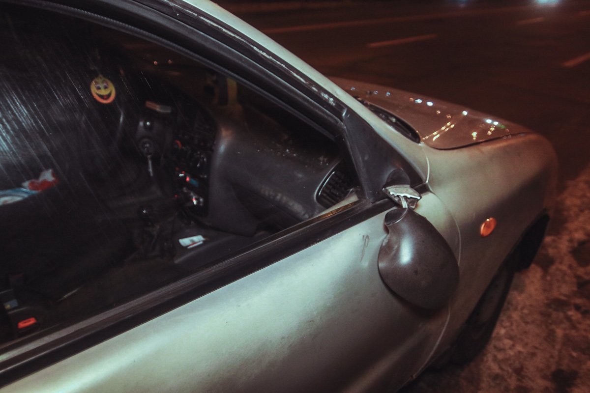 Автомобиль Daewoo Lanos сбил пешехода Автомобиль Daewoo Lanos сбил пешехода