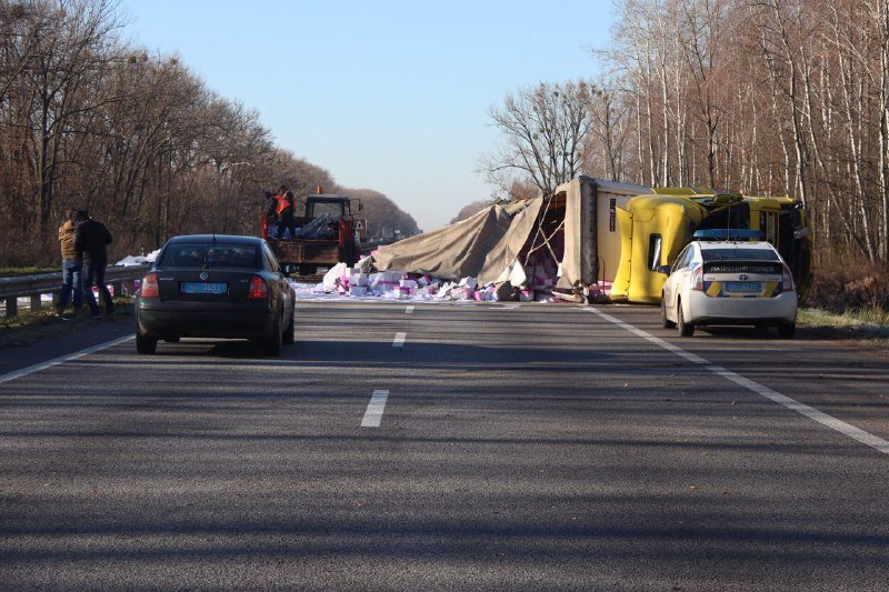 К счастью, в результате аварии никто не пострадал