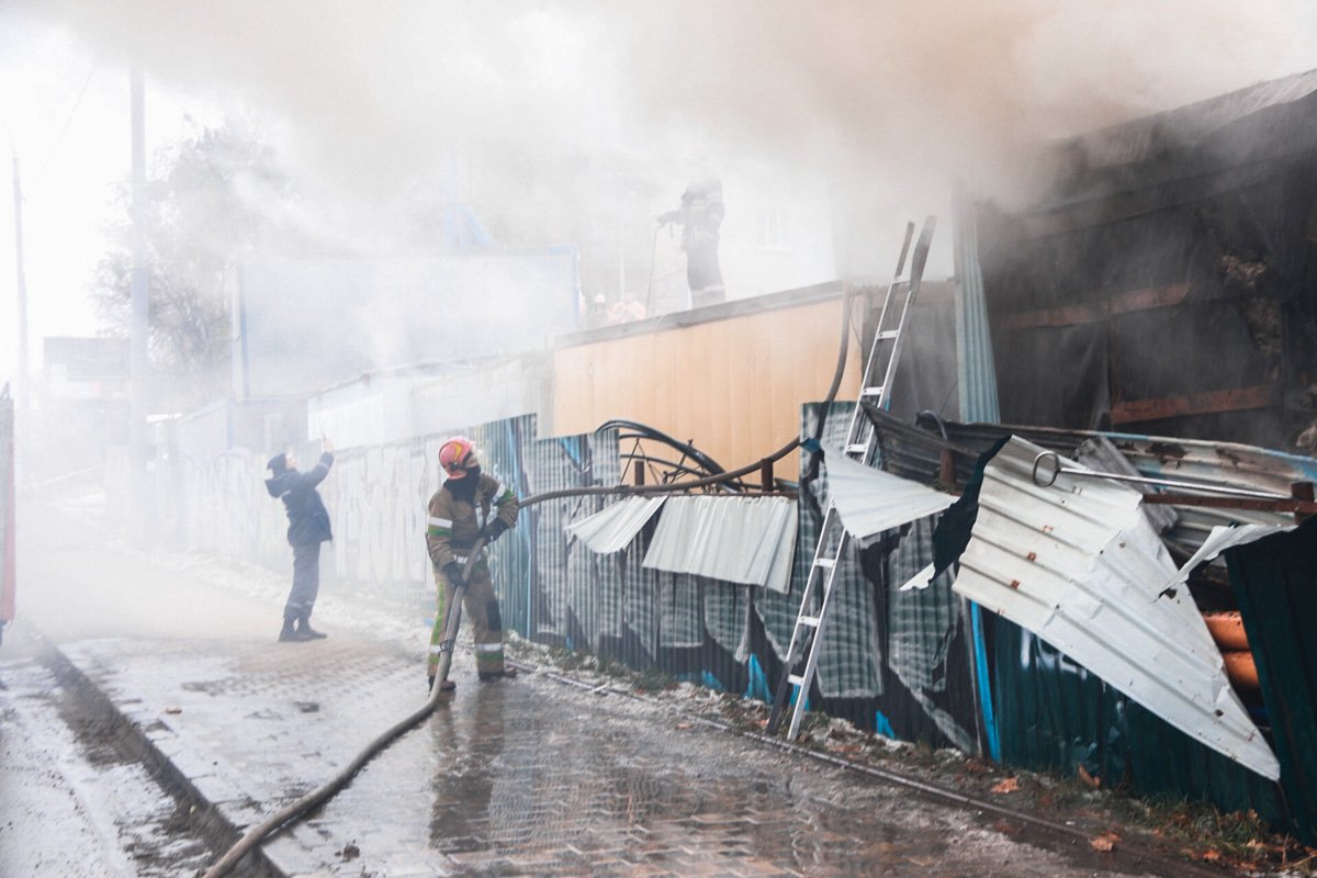 Возгорание произошло около 10:30