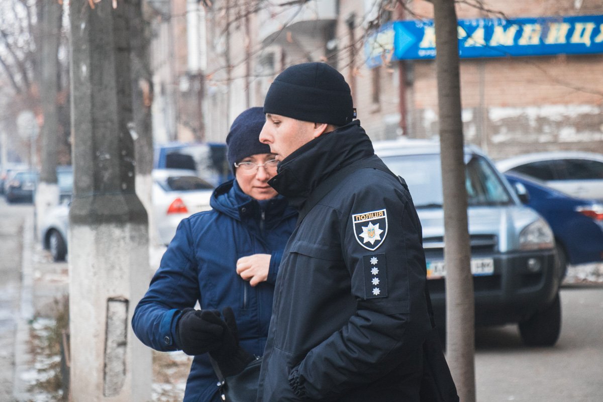 На месте дежурила полиция