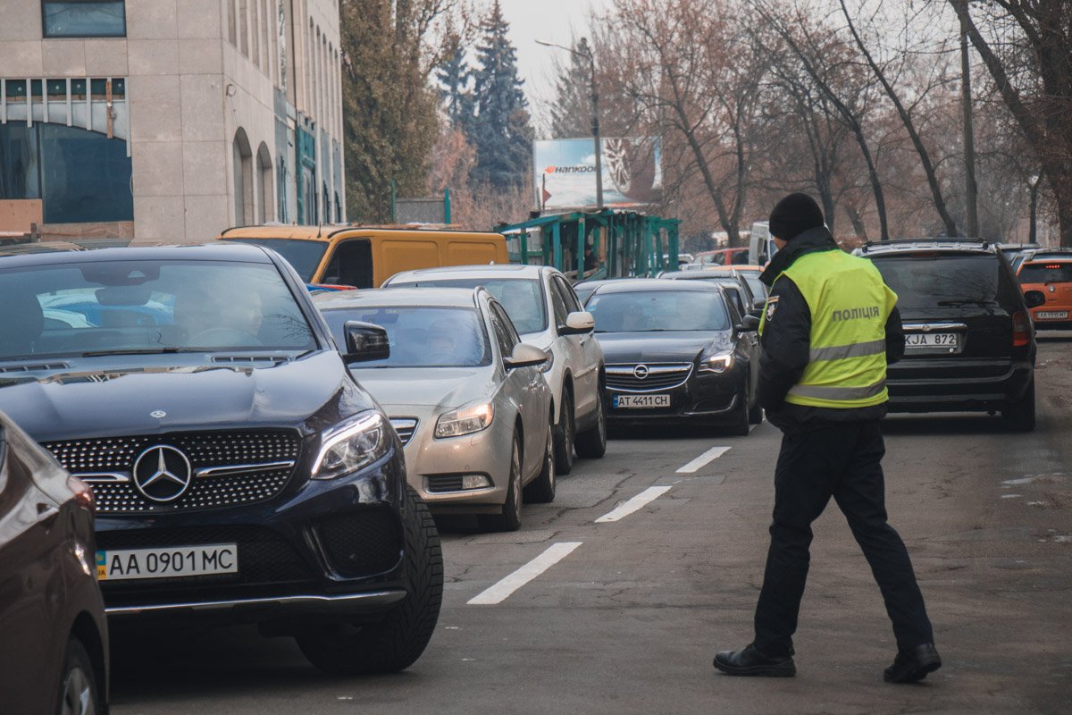 Митинг вызвал недовольство автомобилистов