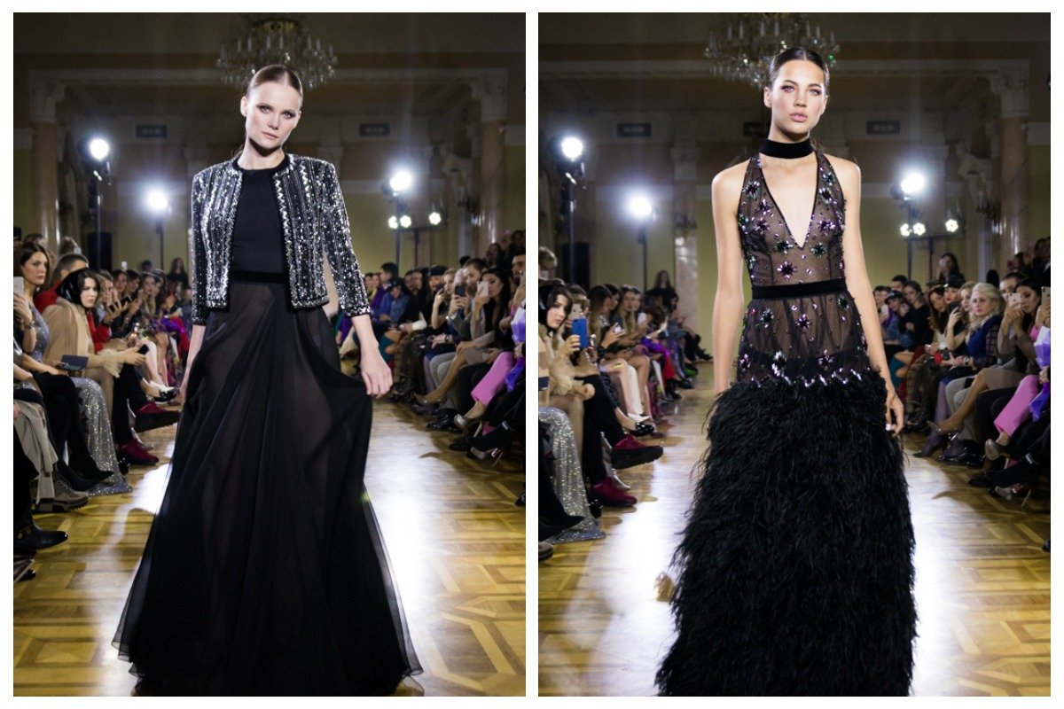 Многие платья были с глубоким декольте Многие платья были с глубоким декольте