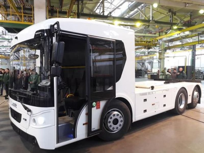 Луцкий завод "Богдан" изготовил первый украинский электрогрузовик Луцкий завод "Богдан" изготовил первый украинский электрогрузовик