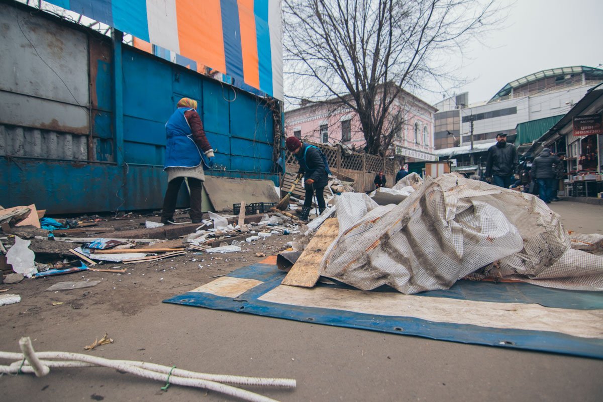 Демонтаж нелегальных МАФов начался в четверг, 22 ноября