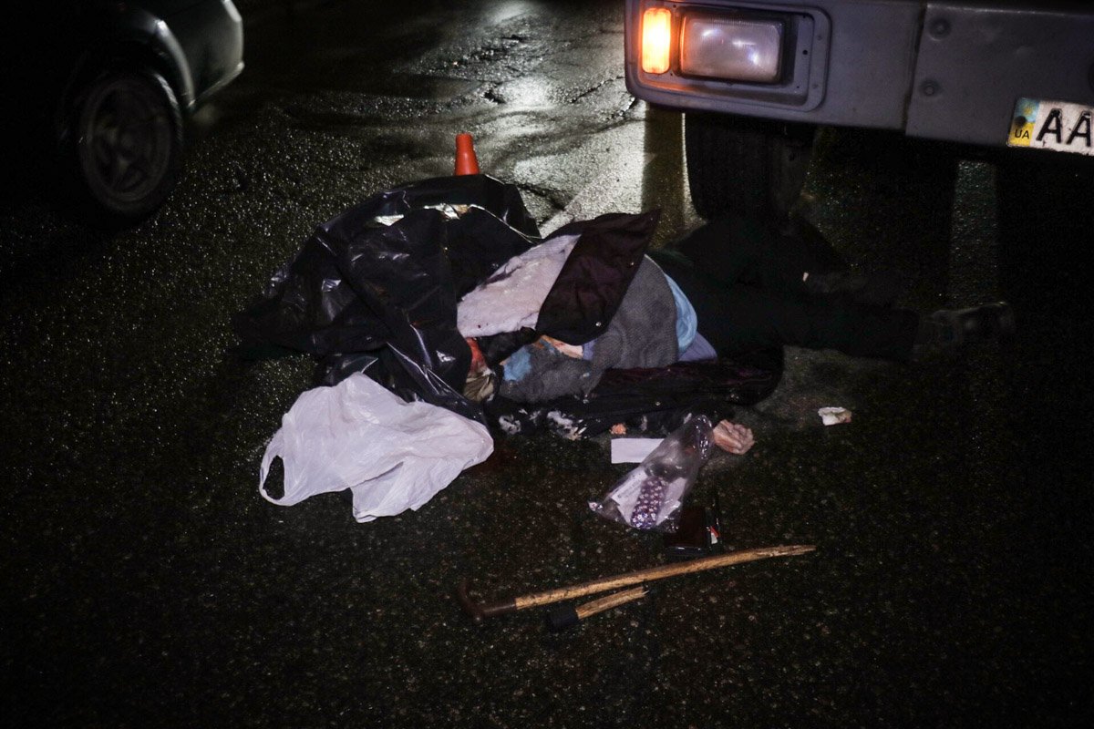 Пешеход погибла на месте Пешеход погибла на месте