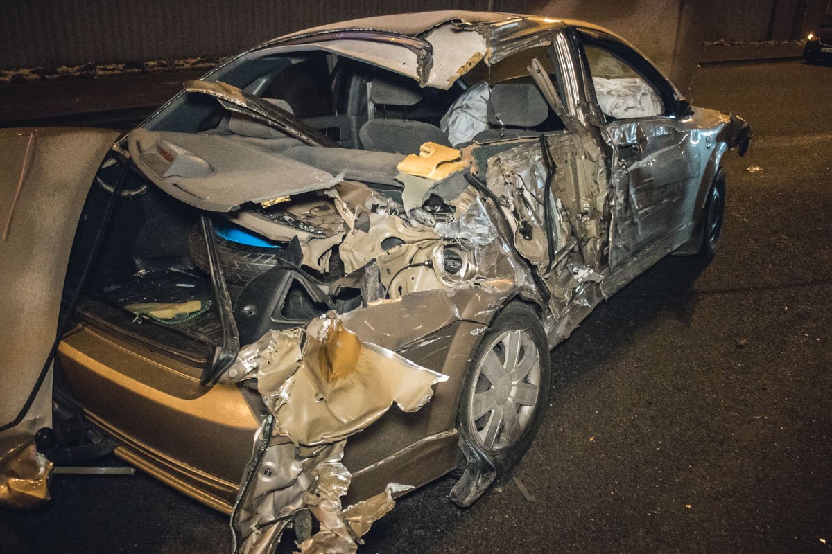 В Киеве на Кольцевой дороге произошло серьезное ДТП