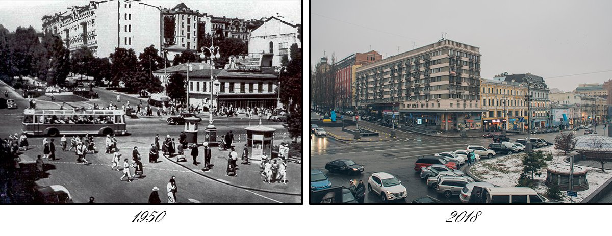 Бессарабская площадь в послевоенные годы