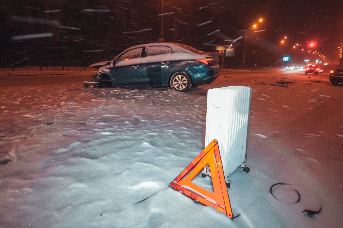 В пятницу, 30 ноября, в Киеве на проспекте Лобановского произошло ДТП