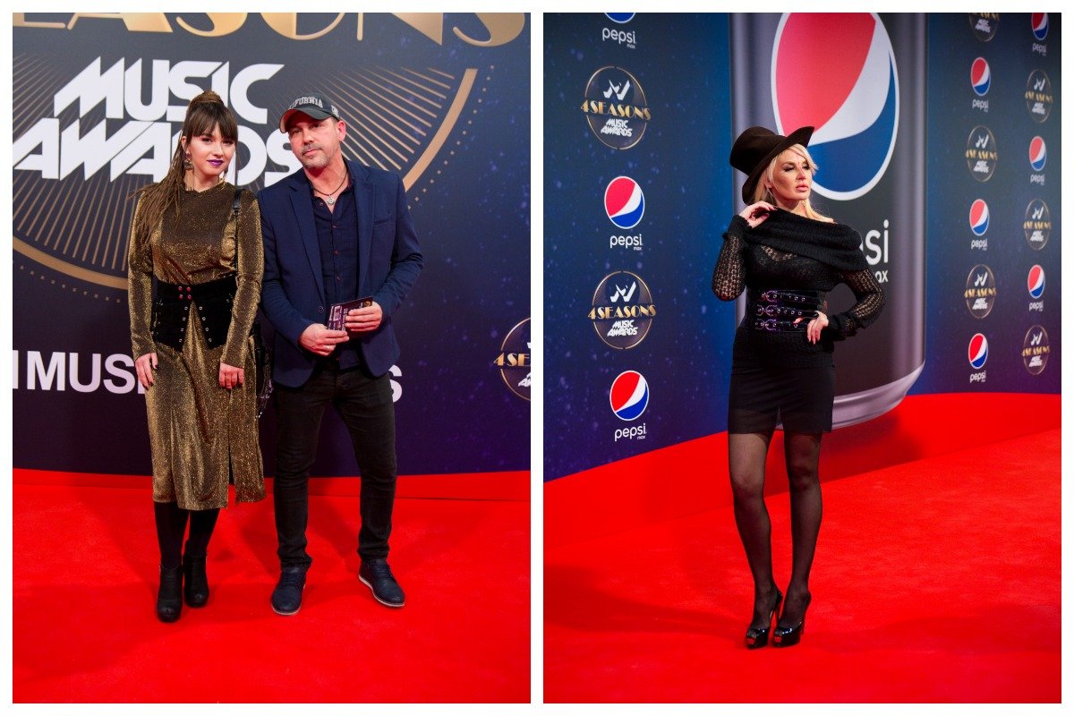 Певица RIA с продюсером и Светлана Вольнова