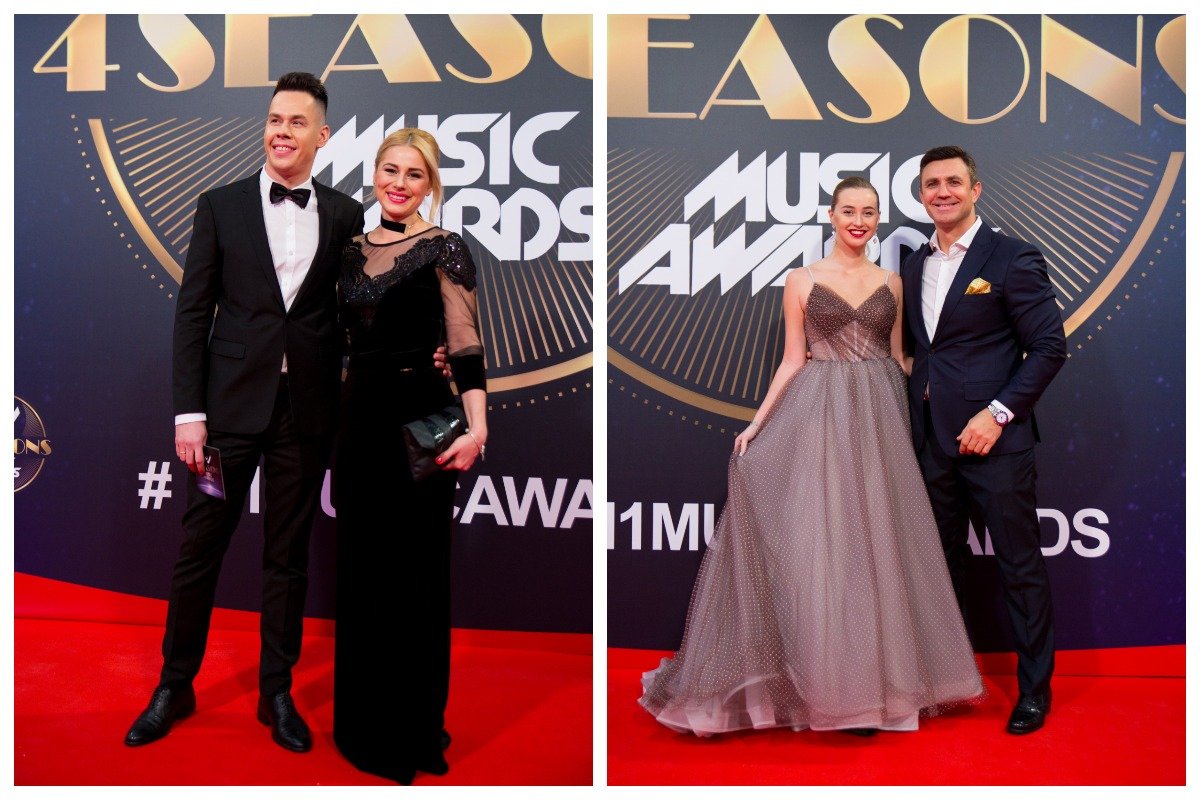 Денис Жупник и Николай Тищенко со своими супругами