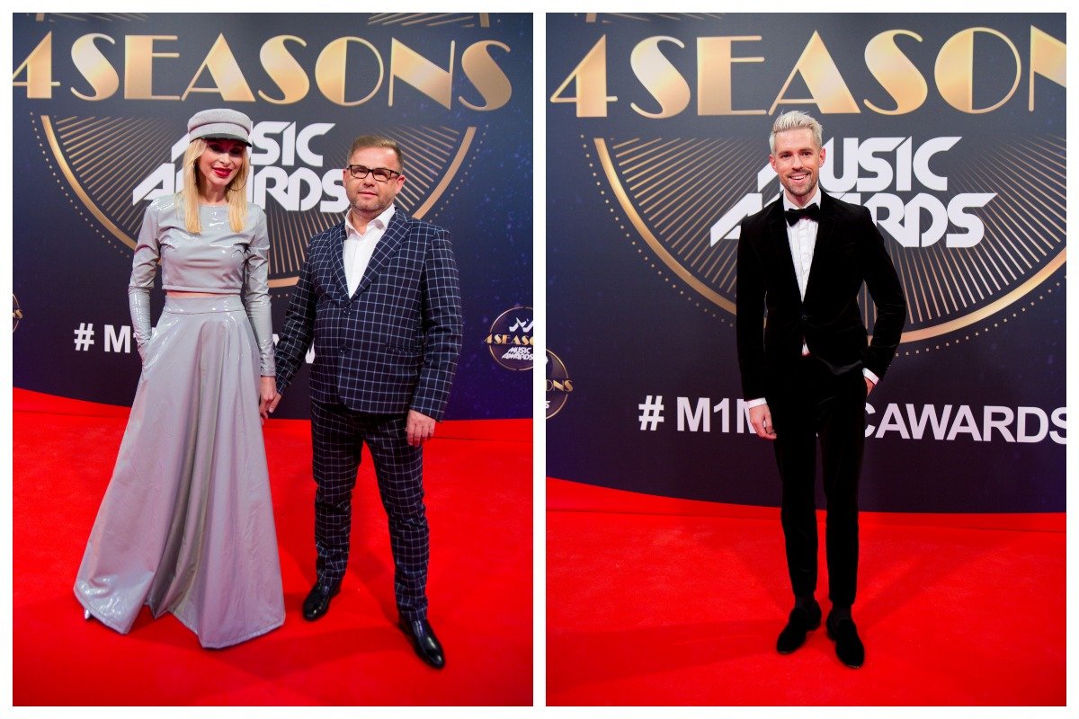 Певица Андриана с продюссером Владимиром и Маркус Рива