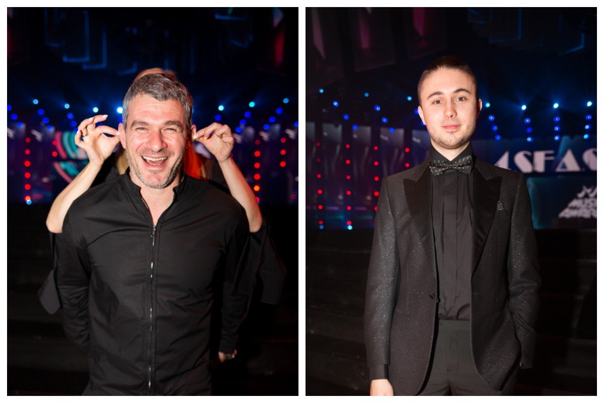 Арсен Мирзоян (с женой Тоней Матвиенко) и Тарас Тополя (Антитела)