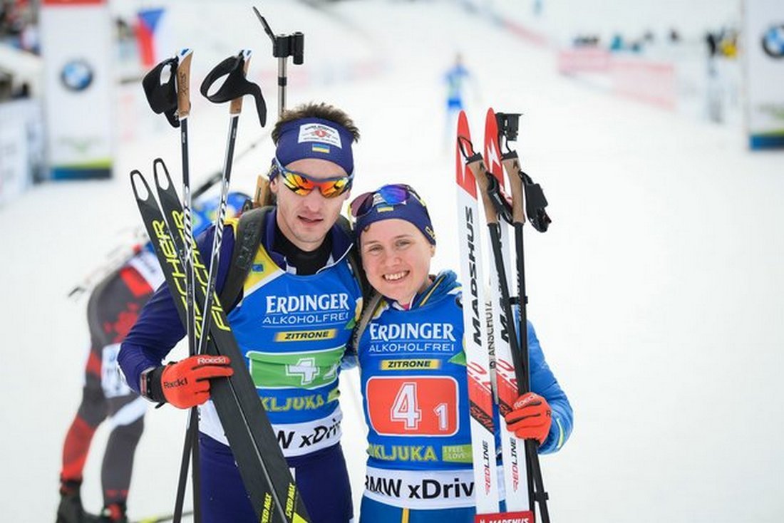 Украинские биатлонисты начали с медалей Украинские биатлонисты начали с медалей