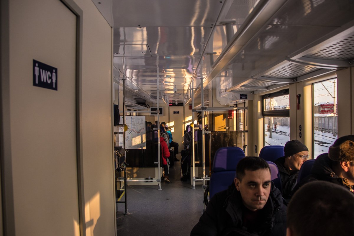 Цена на проезд в поезде – 80 гривен