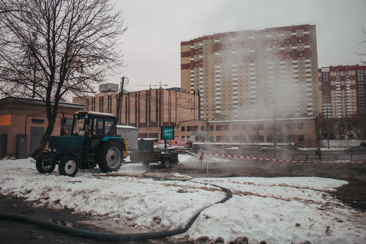 Последствия этой аварии планируют ликвидировать к завтрашнему дню