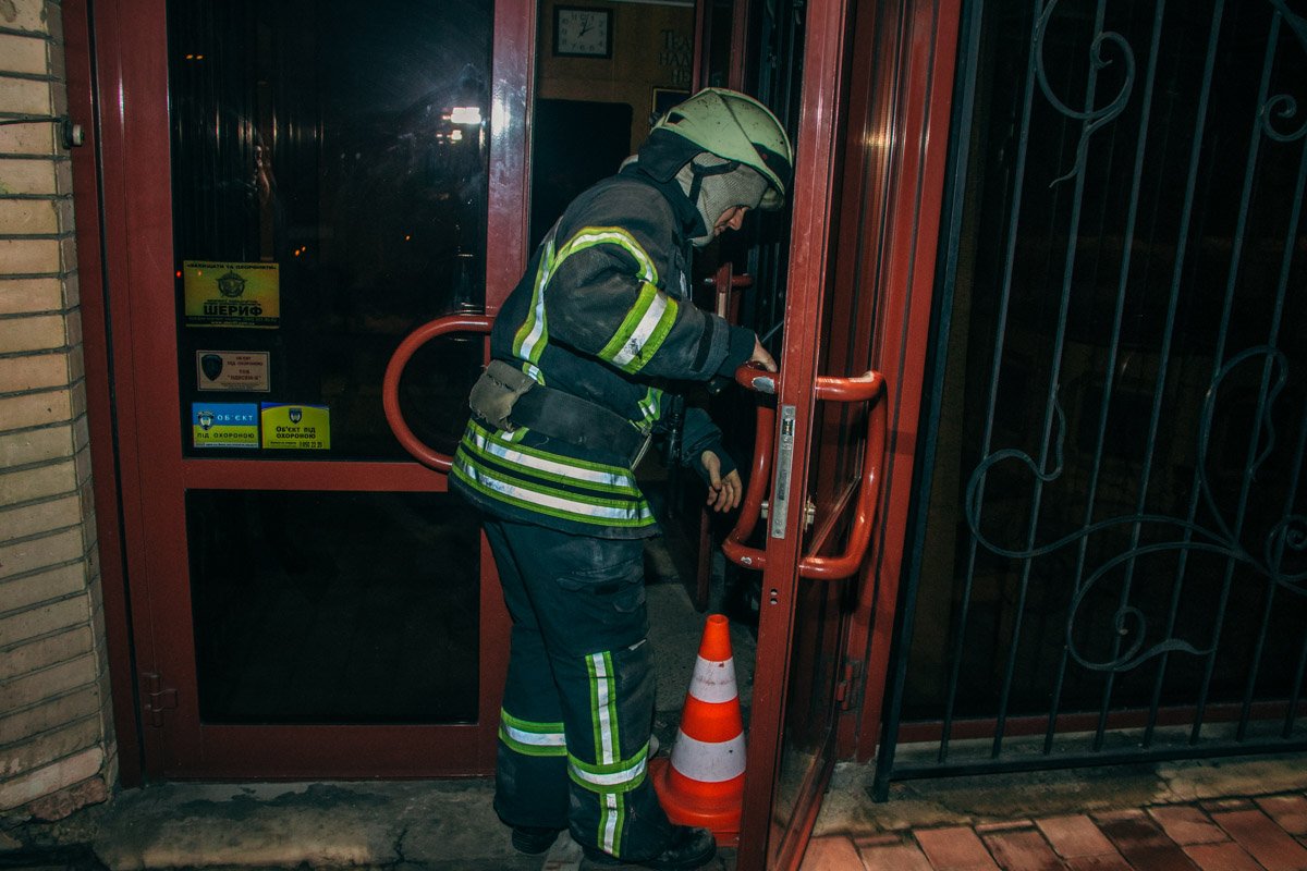 В результате возгорания произошло сильное задымление