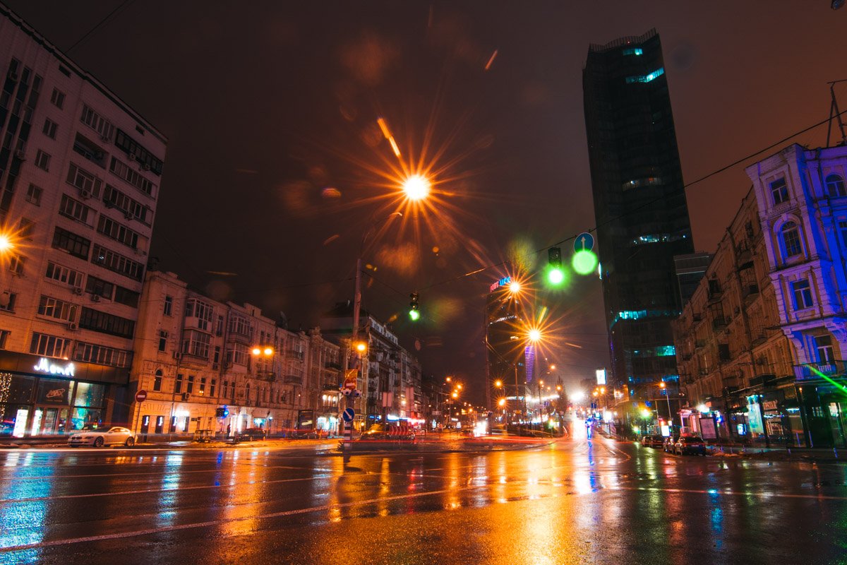 Ночной Киев красив в любое время года Ночной Киев красив в любое время года
