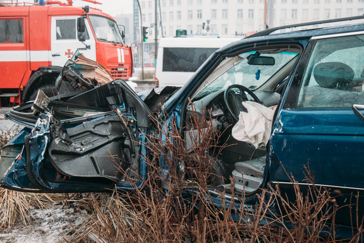 Авария случилась около 8:10