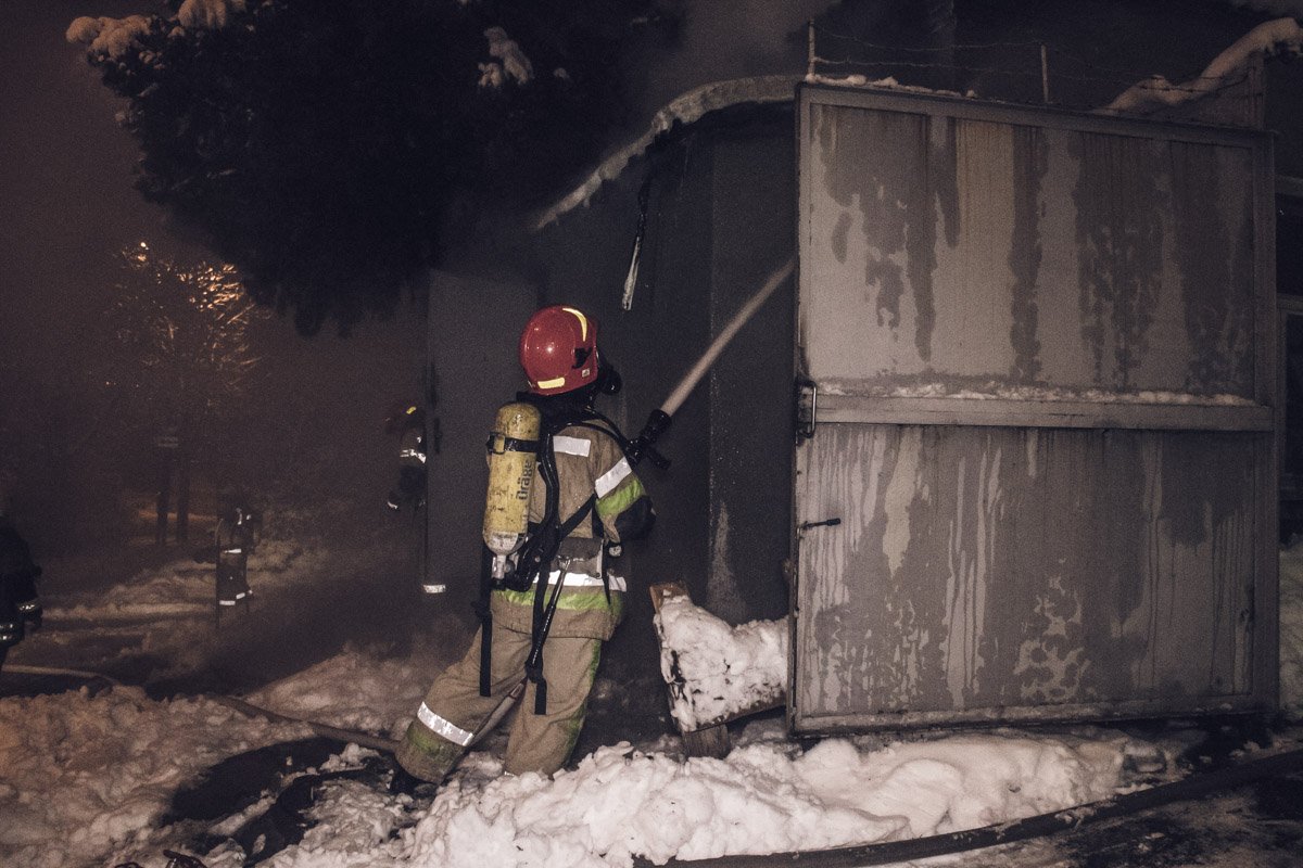 14 декабря в Печерском районе Киева произошел пожар