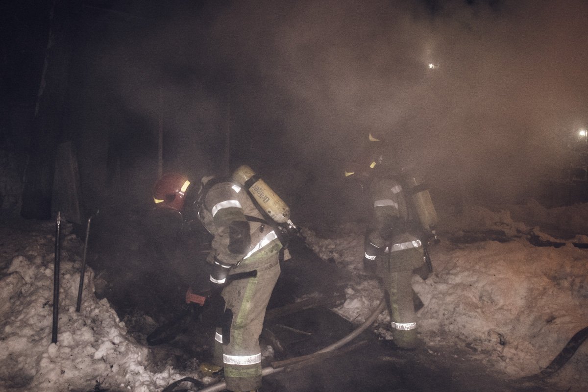 Возгорание случилось в подсобном помещении Института проблем Прочности