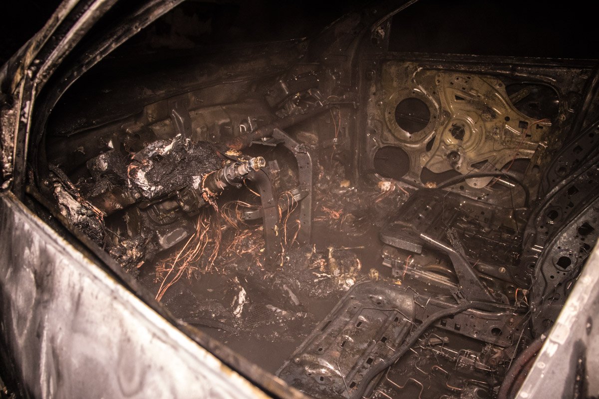 Стоит отметить, что ни двигатель, ни колеса Hyundai не пострадали