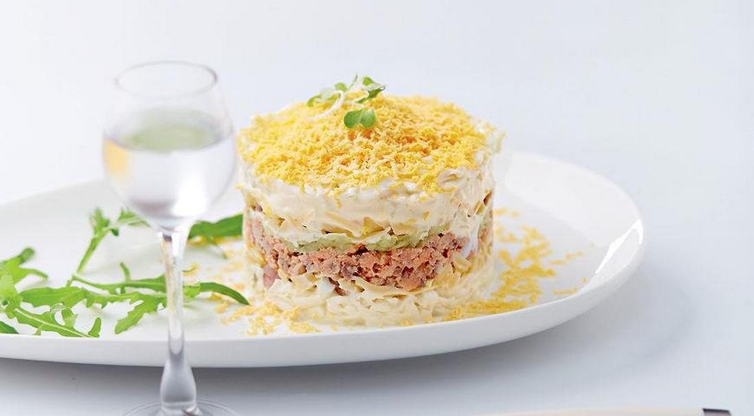 Вкусный и любимый многими салат