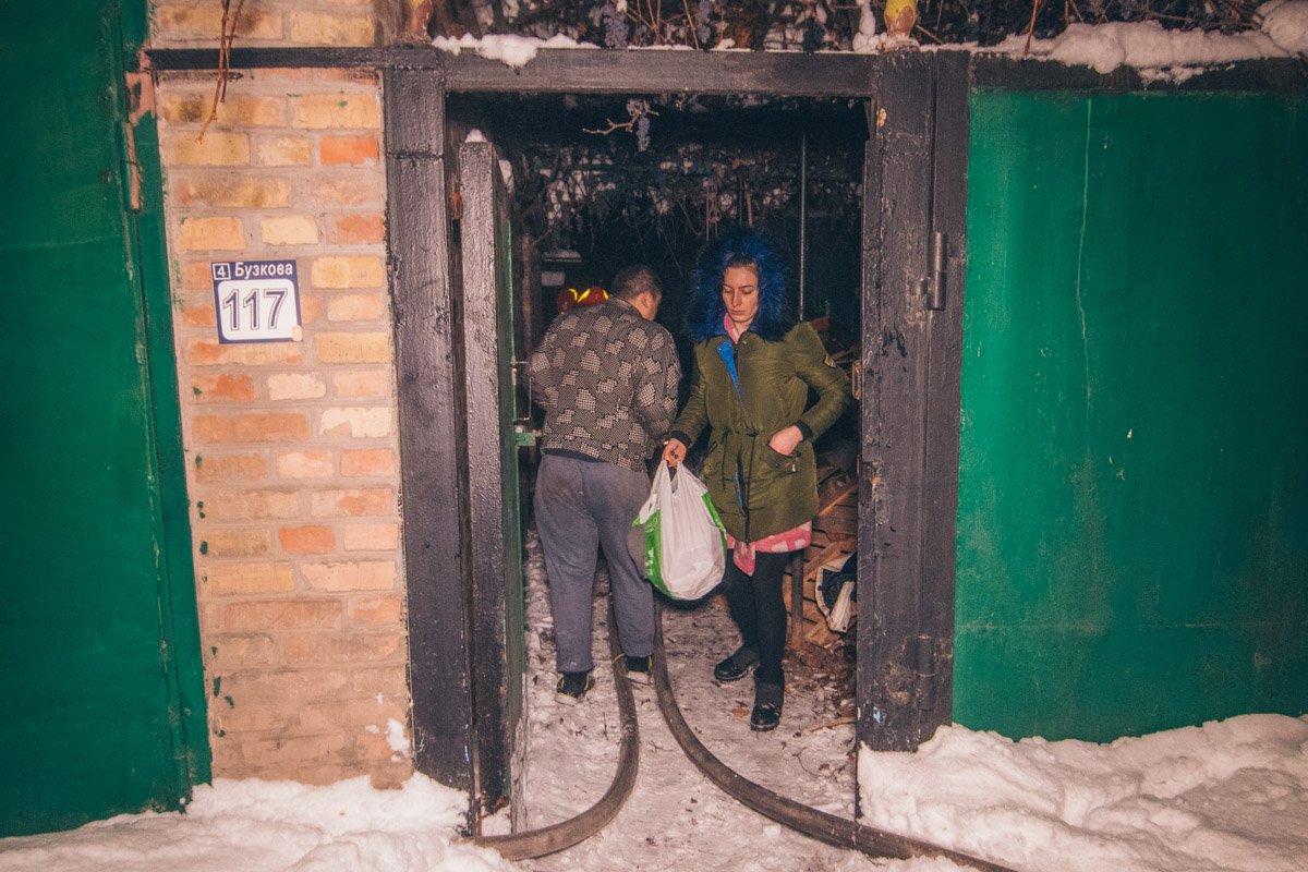 В ночь на 19 декабря в Киеве на улице Стеценко произошел пожар