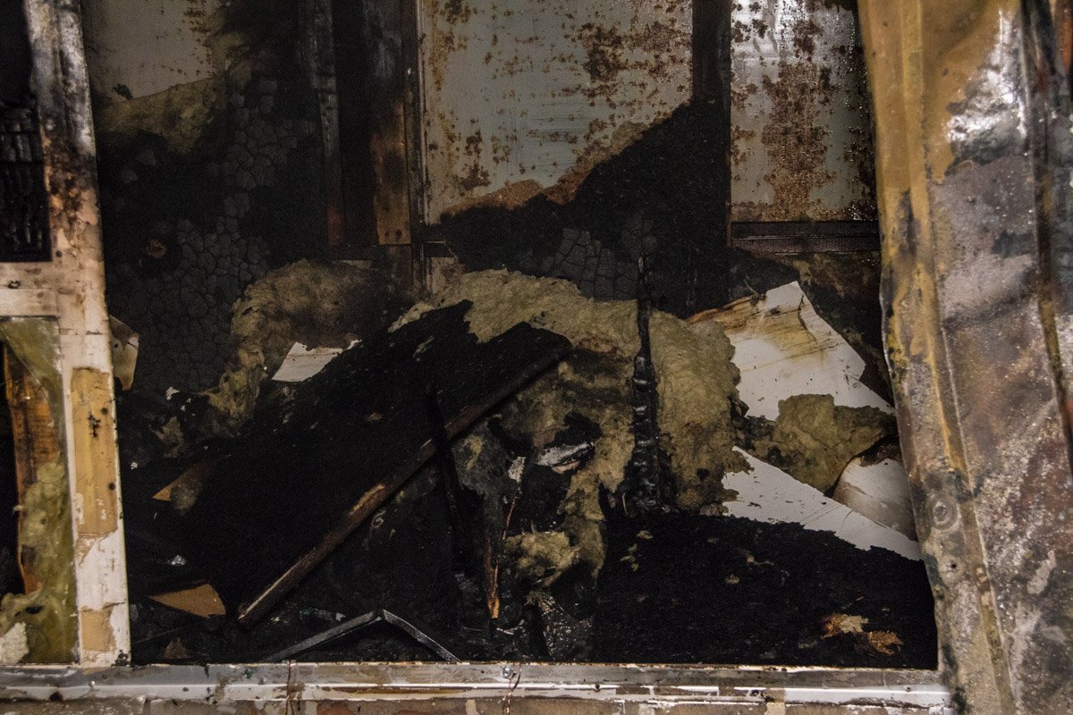 Огонь полностью уничтожил сторожку Огонь полностью уничтожил сторожку