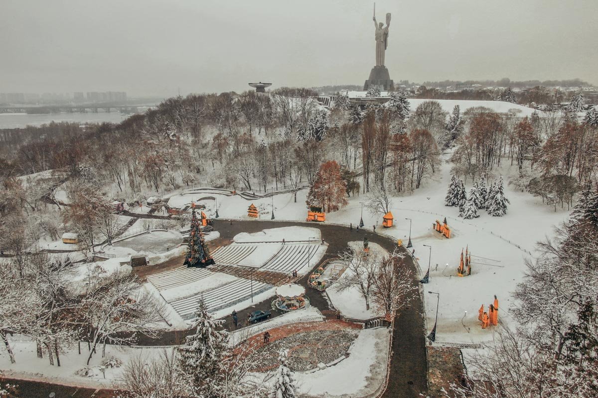 Апельсиновый мир с высоты
