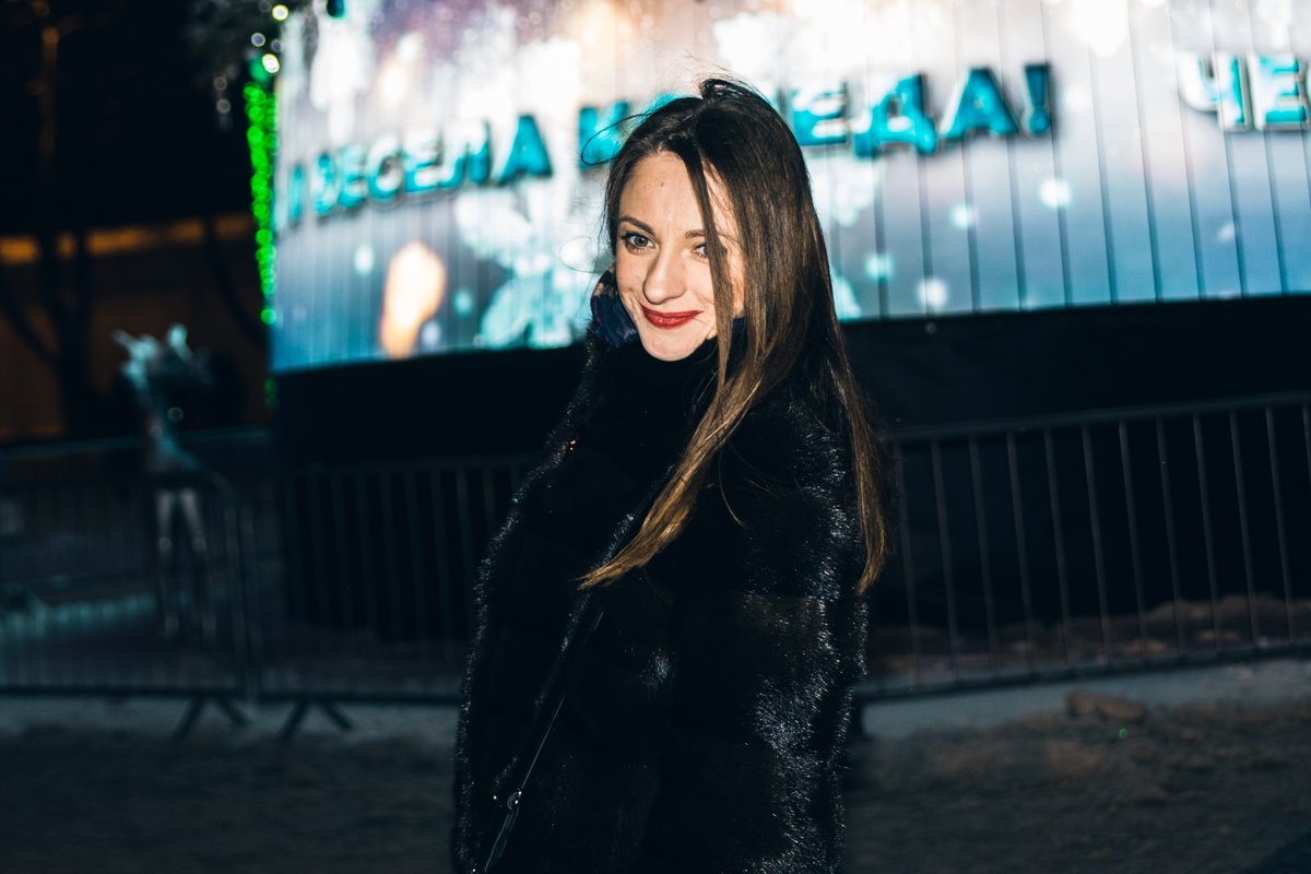 Рождественское настроение и счастье во взгляде