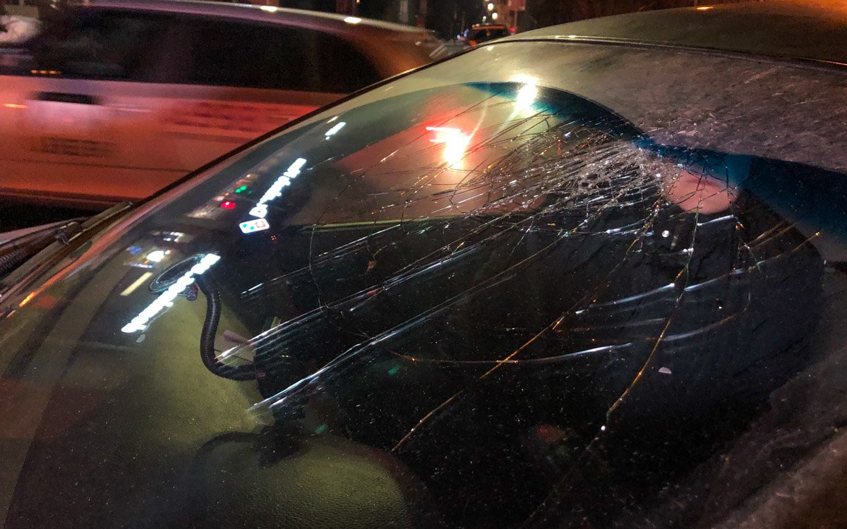 Водитель Daewoo ударился головой, но от госпитализации отказался