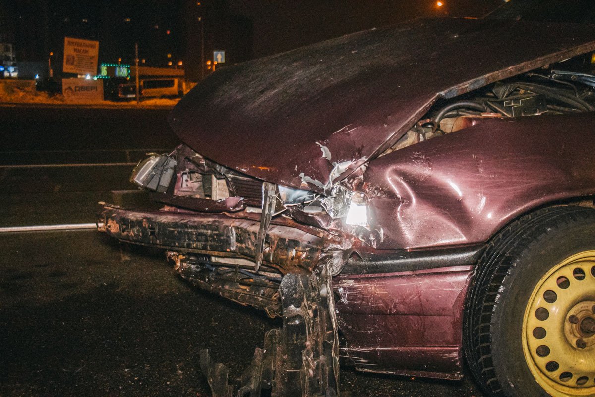 За рулем Opel была женщина