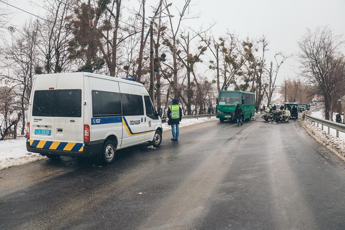 2 января под Киевом, в городе Обухов произошла смертельная авария