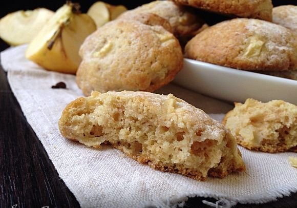 Яблочное печенье - очень вкусное, ароматное и сытное