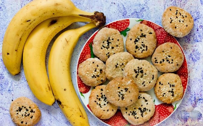 Нежное банановое печенье - то, что нужно к чаю в рождественский вечер