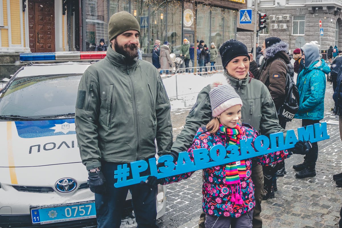 7 января в центре Киева проходит уже традиционное мероприятие - Рождество с копами