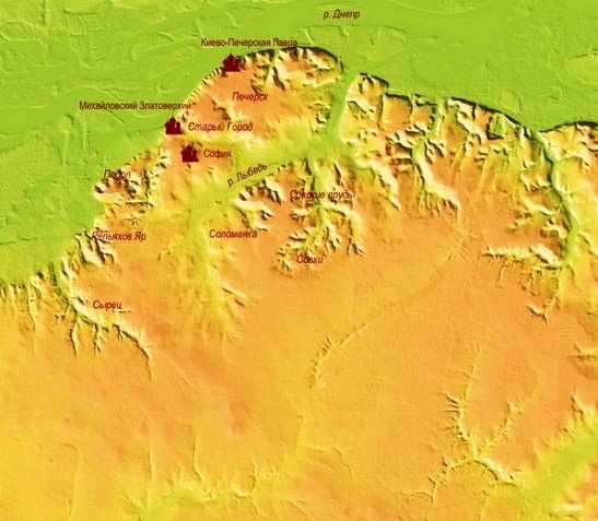 Георгий Куровский первым заметил, что с высоты птичьего полета улицы Киева напоминают человеческое лицо Георгий Куровский первым заметил, что с высоты птичьего полета улицы Киева напоминают человеческое лицо