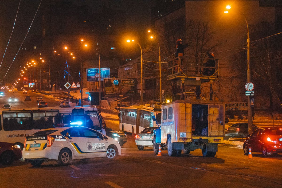 Движение по Воздухофлотскому проспекту было затруднено