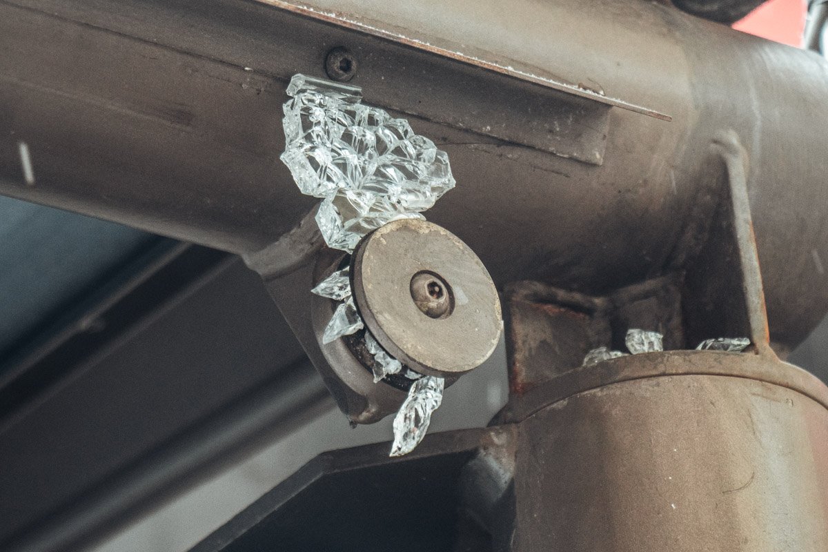 Остановку недавно отремонтировали Остановку недавно отремонтировали