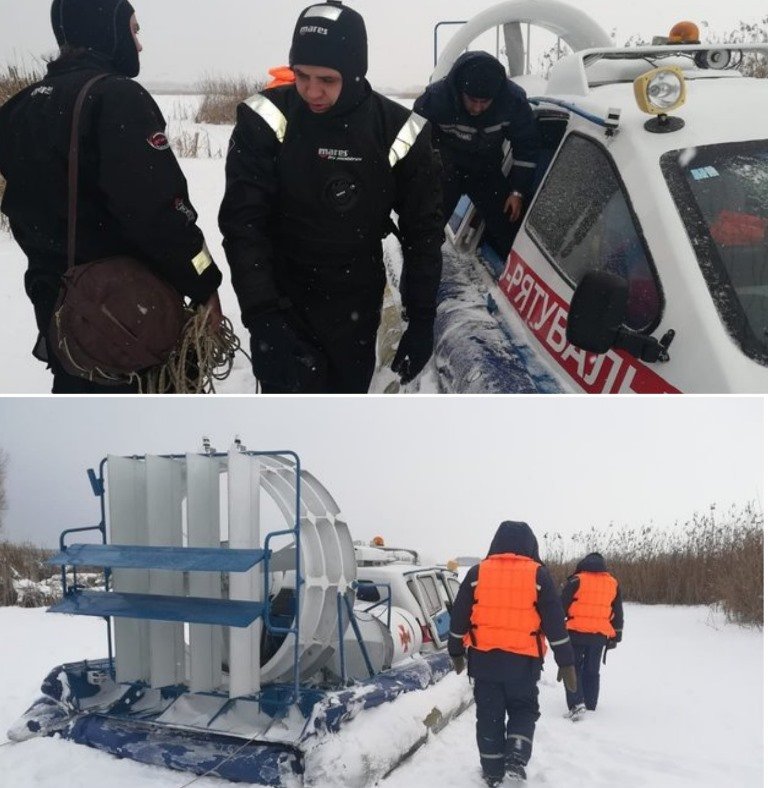 Трое экстремалов катались на снегоходах и провалились под лед. Одного из них до сих пор ищут 