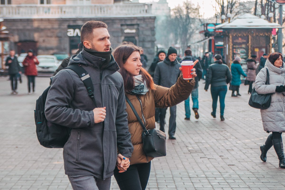 Иногда просто хочется взять и прогуляться по Крещатику в пятницу днем...
