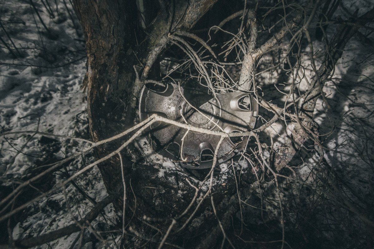 Несмотря на серьезные повреждения и опрокидывание машины, ДТП обошлось без пострадавших